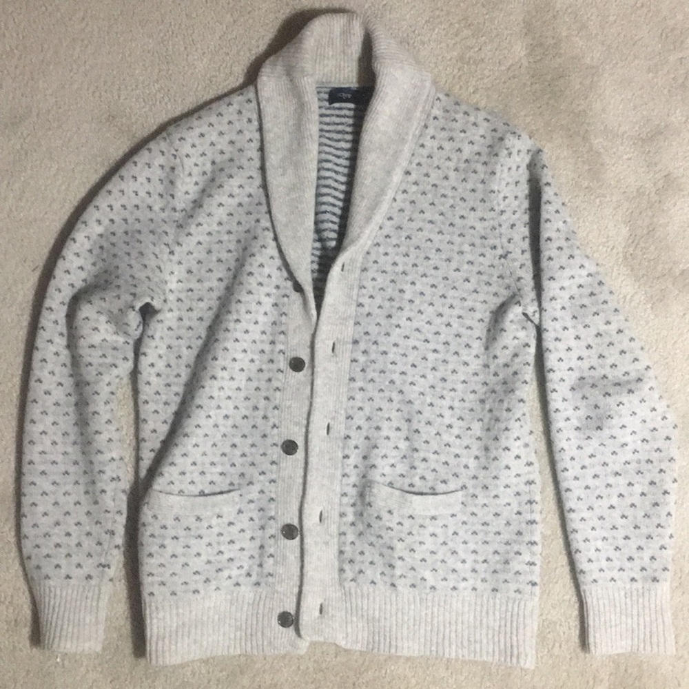 J-crew wool cardigan
